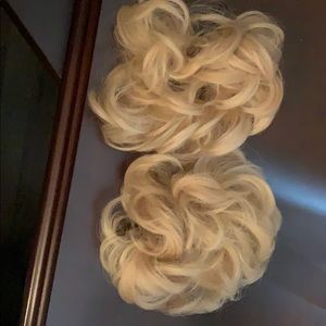 Messy bun scrunchies